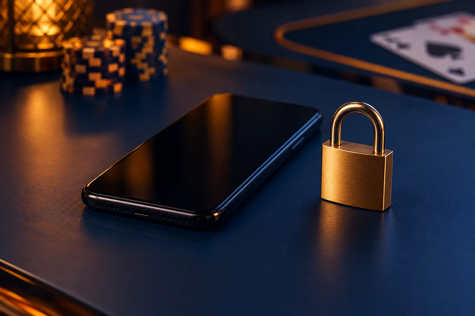 Phone and padlock for the Puma registration guide